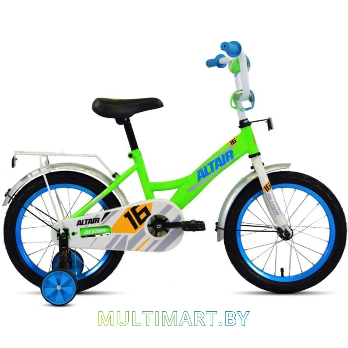 Детский велосипед Altair Kids 16 (салатовый/белый/синий, 2020)